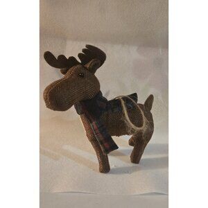 Plush Reindeer Christmas Ornament